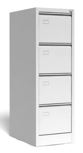 Szafka kartotekowa A4, 4 szuflady, kod: TM402A4