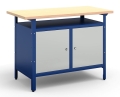 Stół warsztatowy 120 cm, 2 szafki, kod: TM12004
