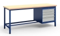 Stół warsztatowy 200 cm, 4 szuflady, kod: TM000006