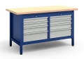 Stół warsztatowy 150 cm, 8 szuflad, kod: TM0606