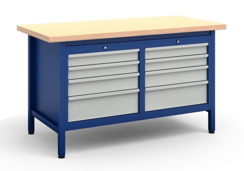 Stół warsztatowy 150 cm, 8 szuflad, kod: TM0606