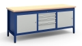 Stół warsztatowy 200 cm, 4 szuflady, kod: TM020602