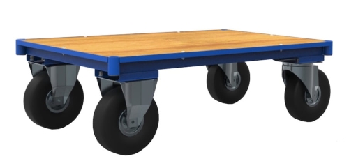 Wózek platformowy 1200x800, koła pneumatyczne, kod: J12212 podstawa bez uchwytu