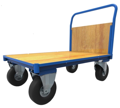 Wózek platformowy 1150x800, koła pneumatyczne, kod: J11212