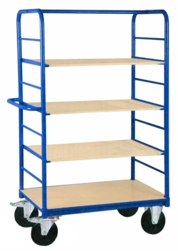 Wózek transportowy półkowy, 960x610 czteropółkowy, kod: J12315