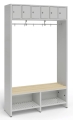 Regał do szatni 180x107 cm, 6 skrytek, kod: TMŁ10706 3