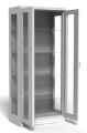 Szafa medyczna, metalowa z przeszkleniem, 80-100 cm kod: TM80H 1