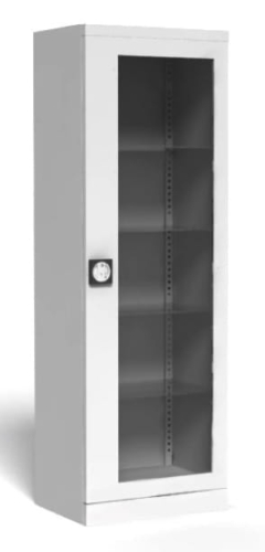 Szafa lekarska, metalowa 60 cm, z drzwiami z przeszkleniem, kod: TM600OP