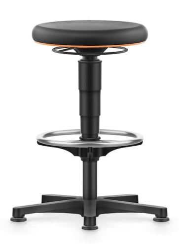 Taboret warsztatowy wysoki z ringiem, BIMOS Allround 3, Gwarancja 10-lat