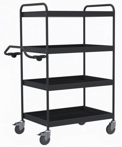 Wózek transportowy półkowy, czteropółkowy, kod: K4128 KONGAMEK