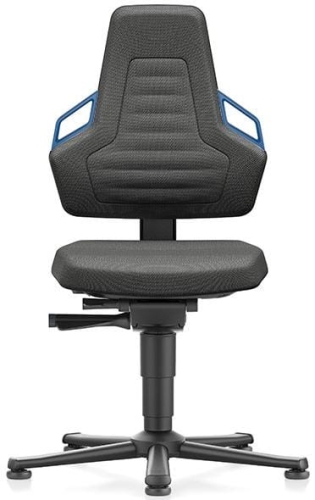 Krzesło przemysłowe na ślizgach, obrotowe, BIMOS Nexxit 1 z2.jpg