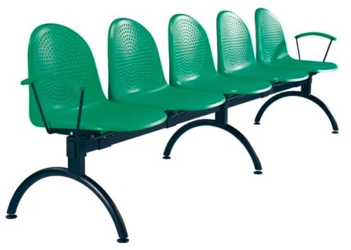 Ławka do poczekalni 270 cm, AMIGO 5-siedzisk