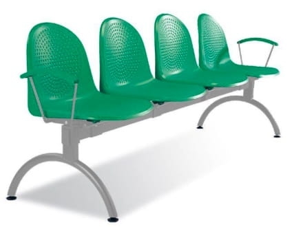 Ławka do poczekalni 210 cm, AMIGO 4-siedziska