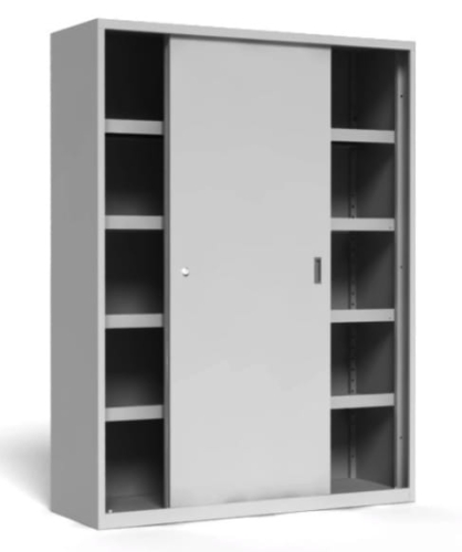 Szafa na sprzęt sportowy z 8 półkami, drzwi pełne, kod: TMDS1500W11