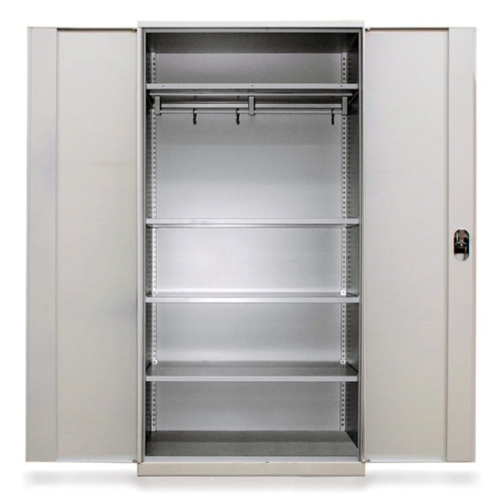 Szafa na sprzęt sportowy z 4 półkami i drążkiem, kod: TM2D0003H