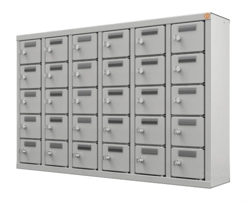 Szafa skrytkowa, 30 schowków, 700x1100x200, kod: MSS630 3.jpg