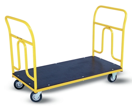 Wózek magazynowy platformowy, platforma ze sklejki, dwa uchwyty, 2 burty, kod: Z08.jpg