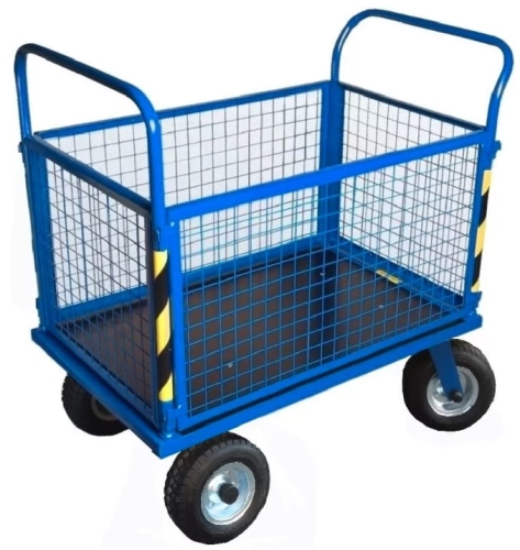 Wózek transportowy osiatkowany, zdejmowane burty, kod: A1078