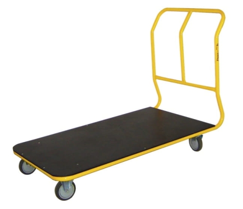 Wózek platformowy, platforma antypoślizgowa, 1200x700 mm, koła pełne, kod: Z04