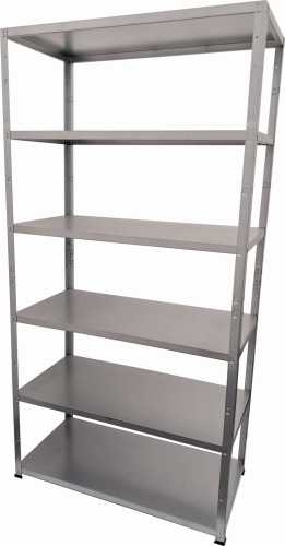 Regał metalowy, ocynkowany 660 kg, 1900x1000 mm, kod: TRM1