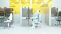 Krzesło cleanroom wysokie na ślizgach, BIMOS Cleanroom Texon 3, 008.jpeg