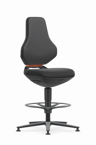 Krzesło przemysłowe wysokie  na ślizgach, BIMOS Texon 3, Gwarancja 10-lat.jpeg