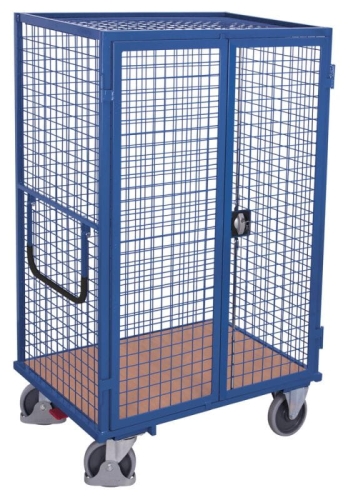 Wózek półkowy, spawany w całości, 500-kg, koła pełne, kod: VF700946