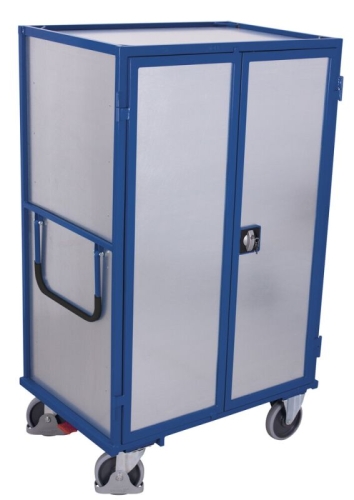 Wózek półkowy, spawany w całości, 500-kg, koła pełne, kod: VF700668