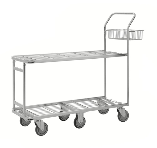 Wózek sklepowy, duży 1320x430x1120, KONGAMEK, kod: K203110