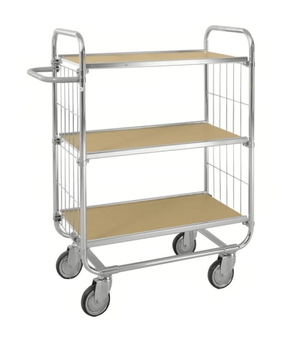 Wózek półkowy ESD, 250 kg, 3 półki, KONGAMEK kod: K803SESD