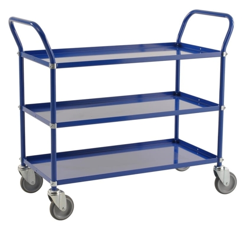 Wózek półkowy, 3 półki, 250 kg, KONGAMEK kod: K3106, 01