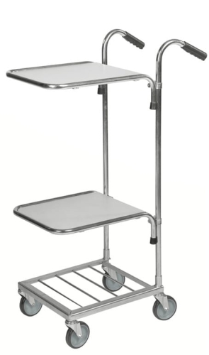 Wózek pocztowy, z dwoma półkami, 35 kg, KONGAMEK, kod: K153HH, 01