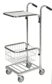 Wózek pocztowy, z półką i koszem, 35 kg, KONGAMEK, kod: K153HT, 01