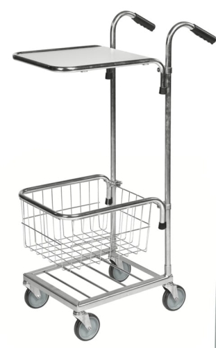 Wózek pocztowy, z półką i koszem, 35 kg, KONGAMEK, kod: K153HT, 01