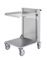 Wózek gastronomiczny, 2 półki, stal nierdzewna, 60 kg, KONGAMEK, kod: K4202RF, 01