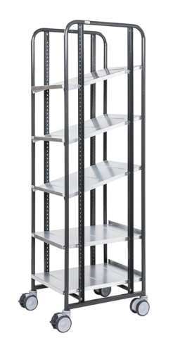 Wózek transportowy, półkowy, 477x638x1850, 250 kg, KONGAMEK, kod: K1685
