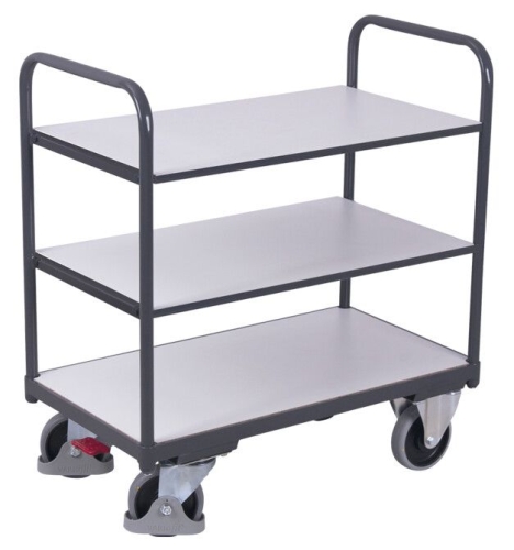 Wózek półkowy ESD, 3 półki, 250-kg, kod: VF5257