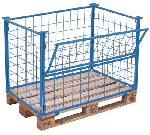Nadstawka paletowa z 1 bokiem do połowy otwieranym, kod: VF0827, 01