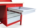 Stół warsztatowy 200 cm, 8 szuflad i nadstawka, kod: TM0606213, 03