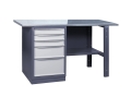 Stół warsztatowy 120 cm, z 5 szufladami, 24H wysyłka, kod: U3SML12, ocynk.jpg