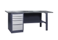 Stół warsztatowy 180 cm, z 5 szufladami, 24H wysyłka, kod: U3SML18, stal nierdzewna.jpg