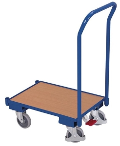 Wózek platformowy z uchwytem, 250-kg, koła pełne, kod: VF410071