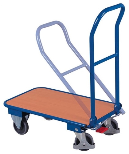 Wózek magazynowy, platformowy, 250-kg, składany, z hamulcem, kod: VF450802