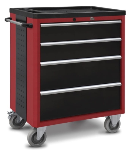 Wózek warsztatowy, narzędziowy, 4 szuflady, kod: J21607