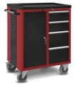 Wózek warsztatowy, narzędziowy, 4 szuflady, schowek, kod: J21608