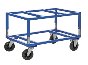 Podwozie do palet z hamulcem KONGAMEK, nośność 800-kg, kod: K222B