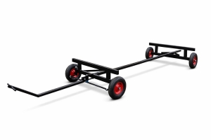 Wózek transportowy do długich przedmiotów, regulowany, szer. 1300-1600 mm, kod: POW1