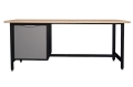 Stół warsztatowy lekki, 2100 cm z szafką, kod: J22702, 02