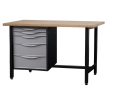 Stół warsztatowy lekki, 150 cm z szufladami, kod: J22752, 01