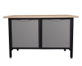Stół warsztatowy lekki, 150 cm z 2 szafkami, kod- J22755, 02.jpg